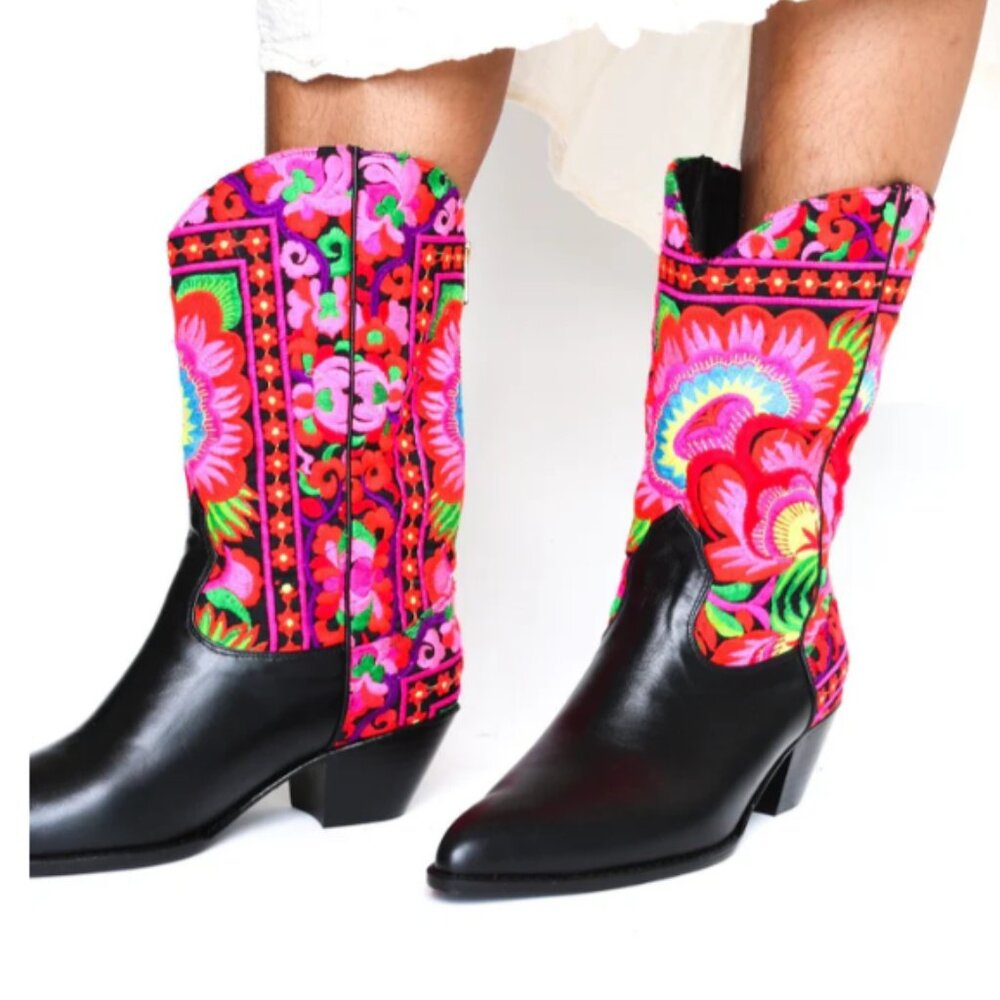 NWT Selina Western Style Boots X Free People
